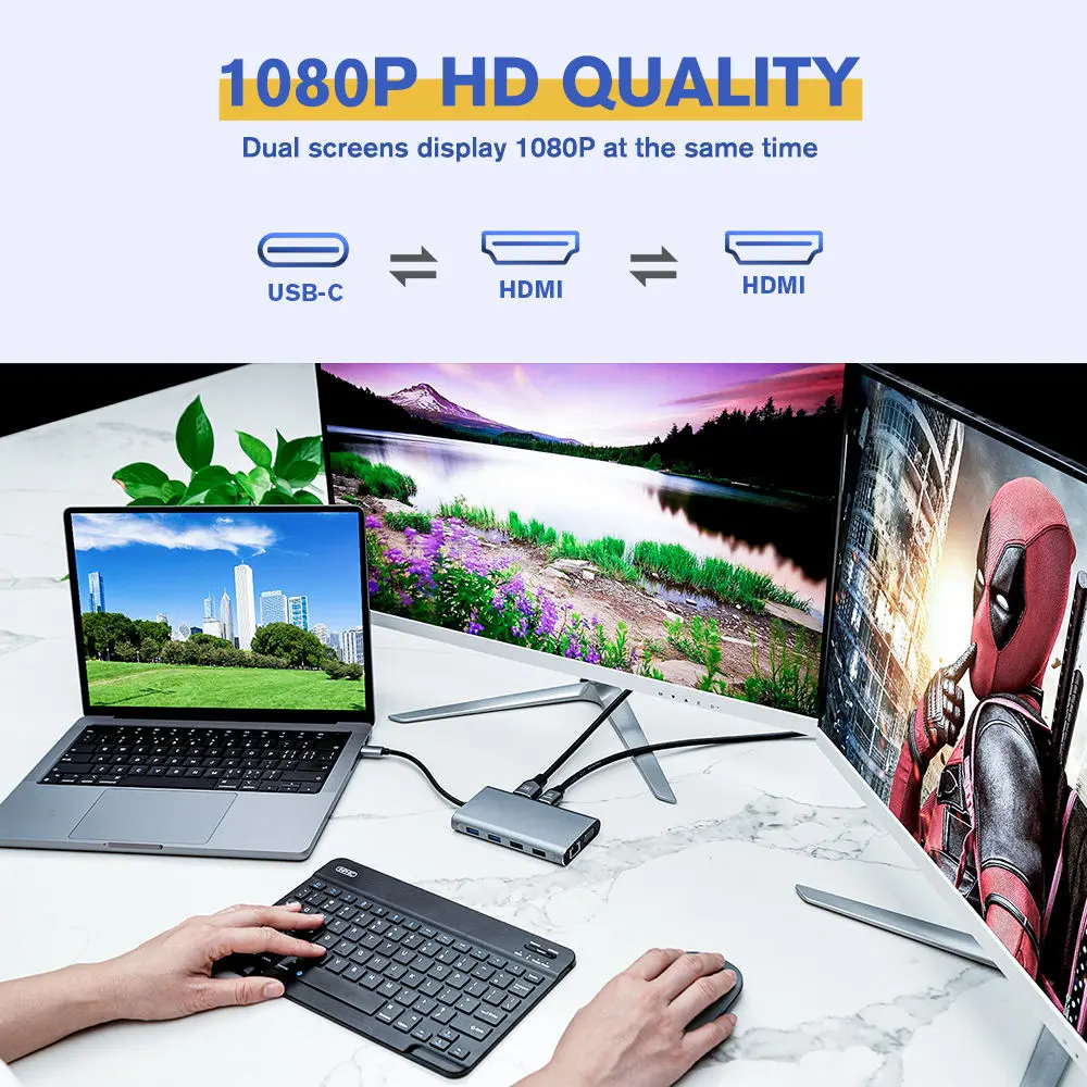 Multiport 9 in 1 Hub