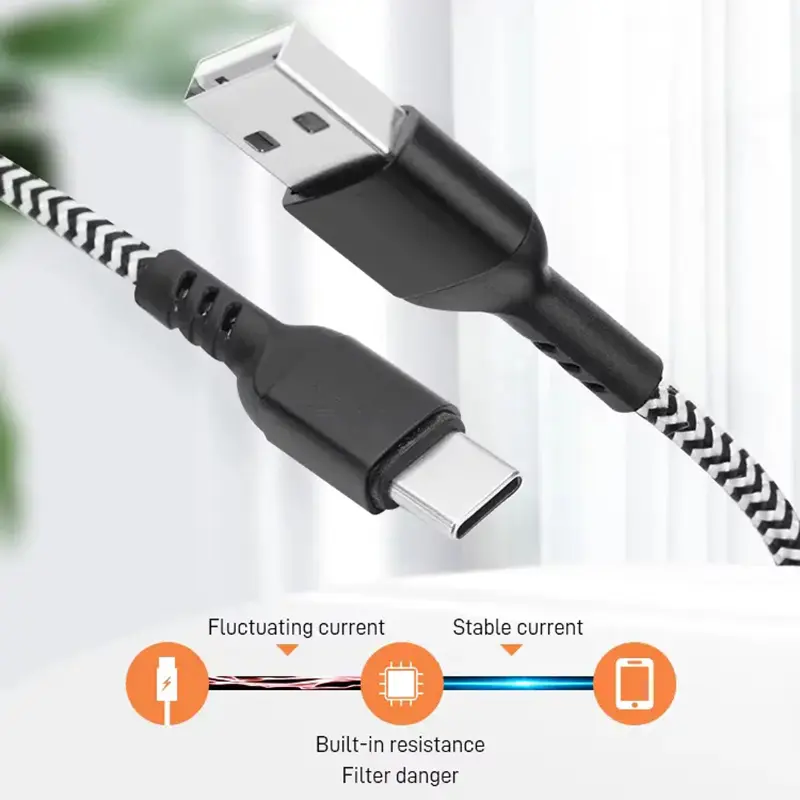 USB Type-A to Type-C Cable