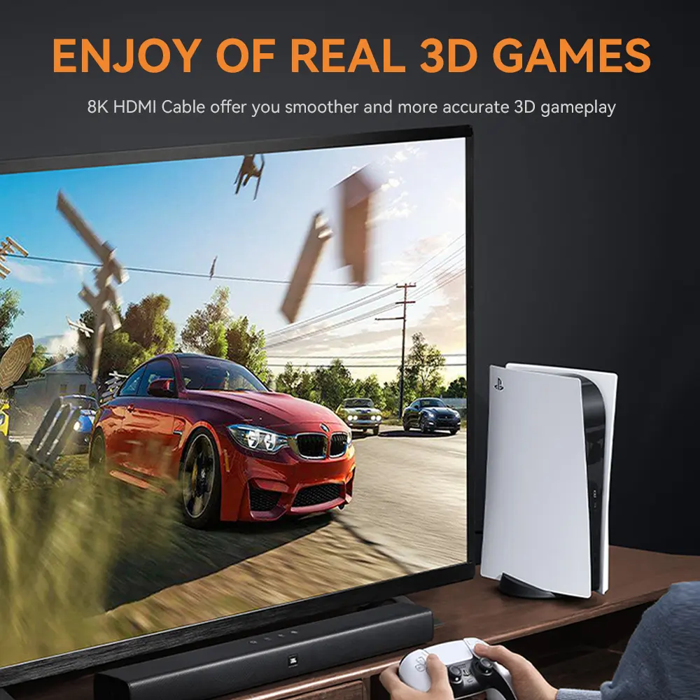 8K HDMI to HDMI Cable