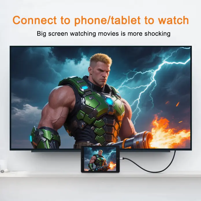 4K@60Hz Micro HDMI to HDMI Cable