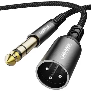 1/4 TRS 6.35MM to 3Pin XLR Male Microphone Cable