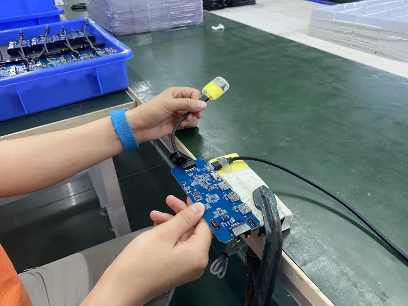 Semi finished product testing PD function