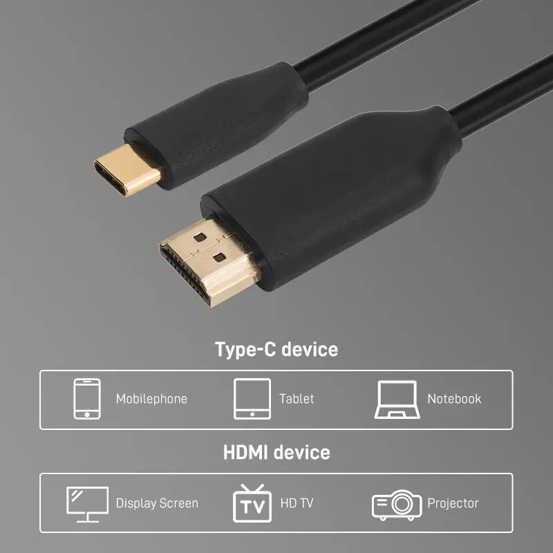 Type-C to HDMI Cable