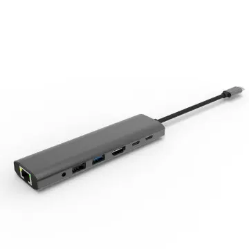 7 in 1 Type C Hub with HDMI Ethernet Multi function Adapter
