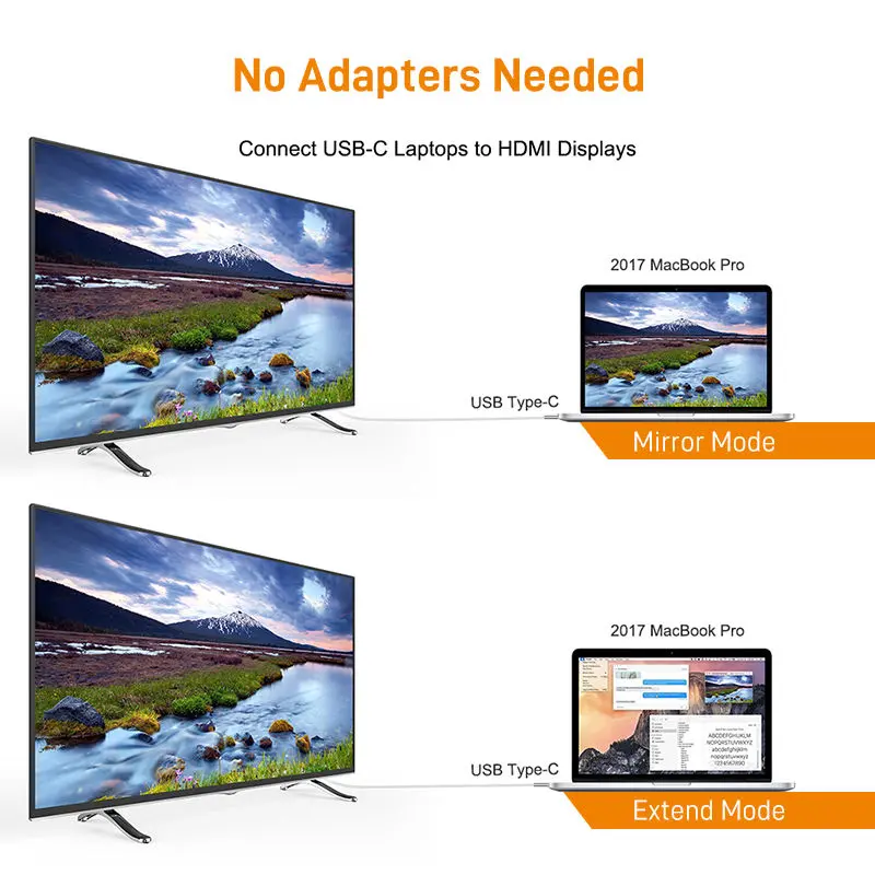 Type-C to 4K 60Hz HDMI Cable