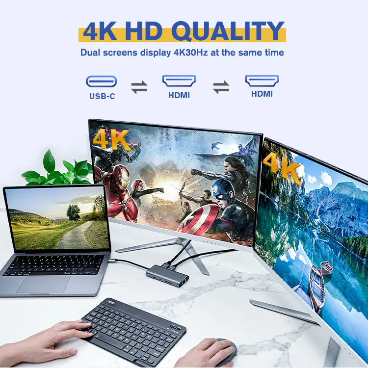 8 in 1 USB Hub