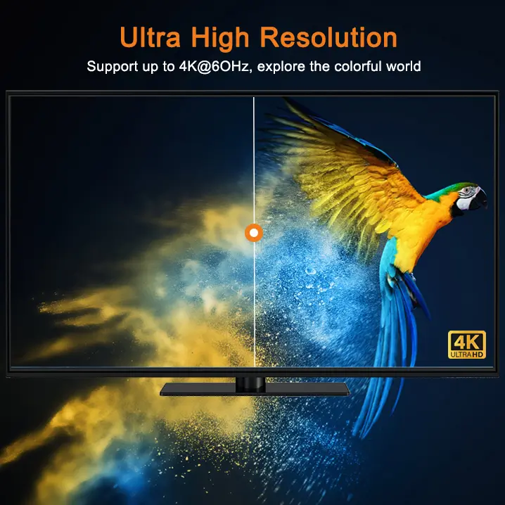 4K@60Hz Micro HDMI to HDMI Cable