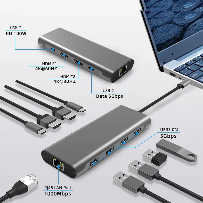 9 in 1 USB Hub