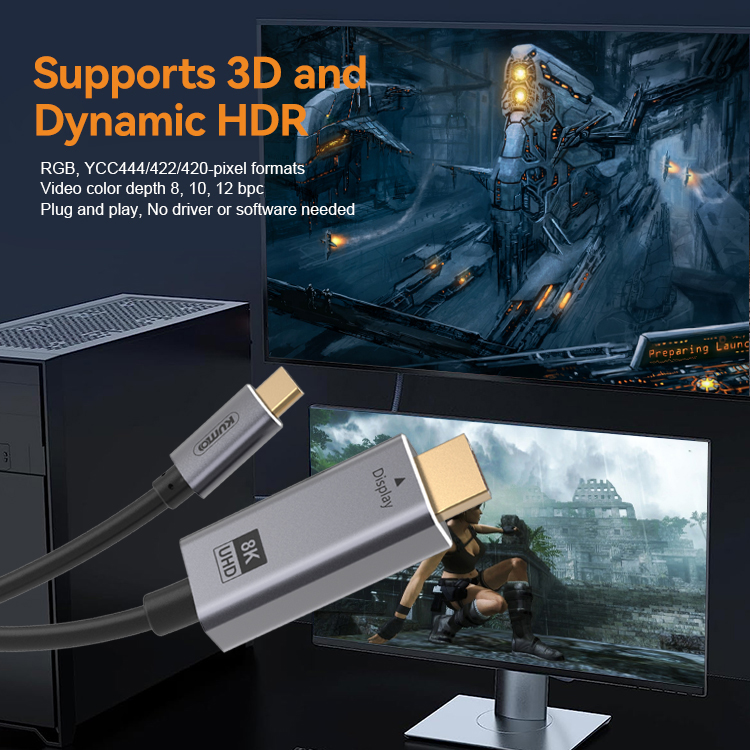 USB-C to 8K  60Hz HDMI