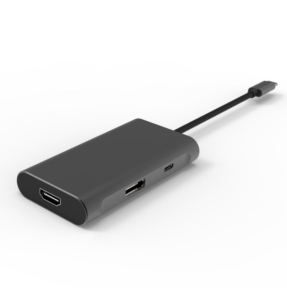 8K HDMI DP USB Type C Multi-Port Hub, 6 in 1