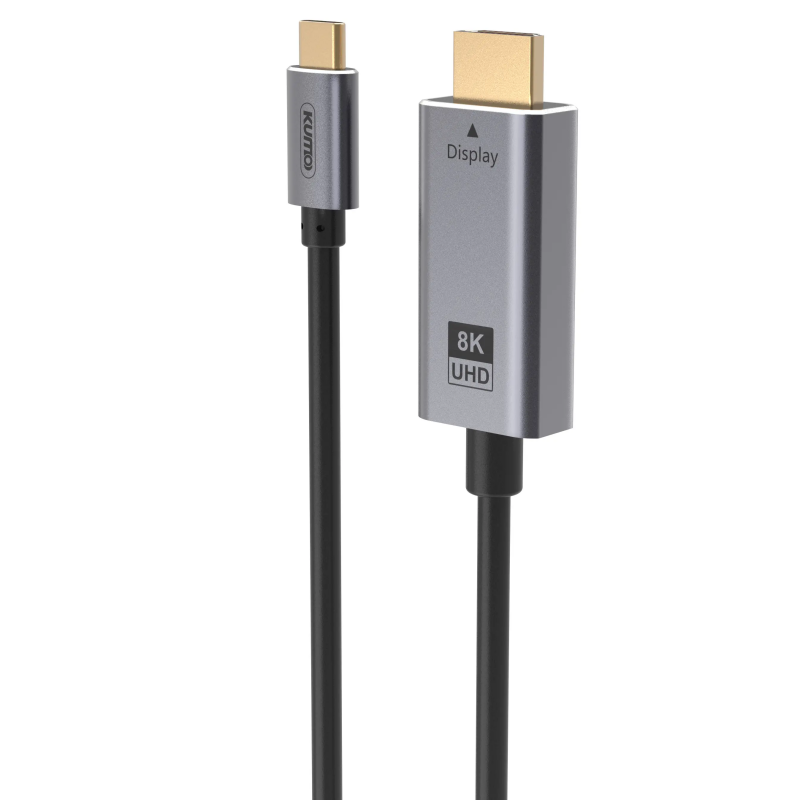 Aluminum Shell 8K60HZ USB Type-C To HDMI V...
