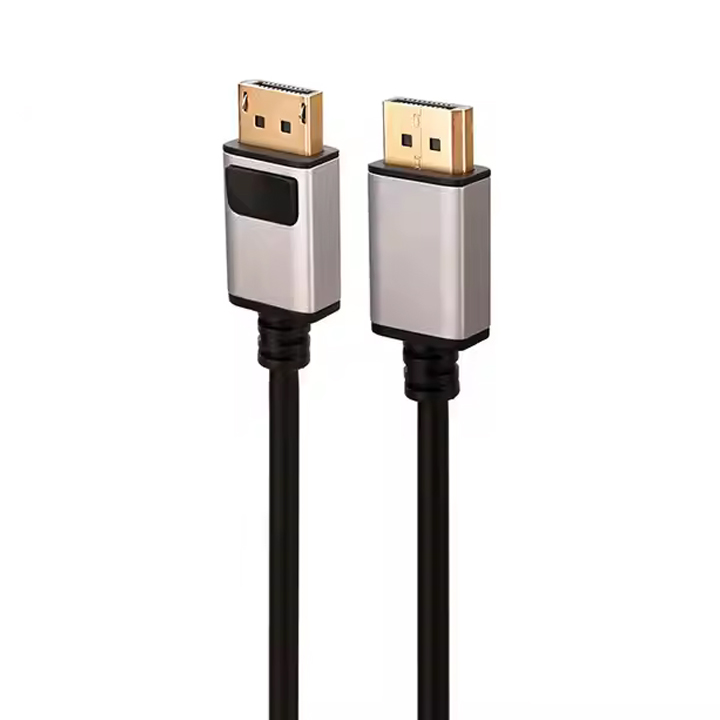 Aluminum Metal Casing 8K HD Displayport Cable For Monitor PC Laptop