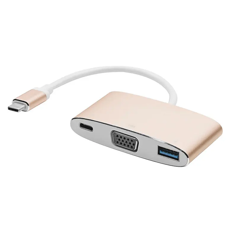USB Type C to VGA + USB3.0 + Type C PD 3 In 1 Hub.jpg