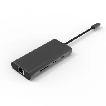 Factory Customized 4K UHD USB Type C Multi-Port Adapter 8 ln 1 Hub