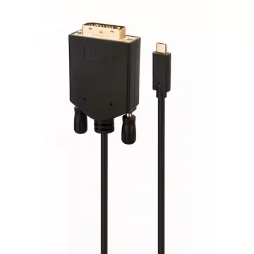 24K Gold Plated USB Type-C to DVI 24+1 Cable 1.8M Type C To Dvi Adapter