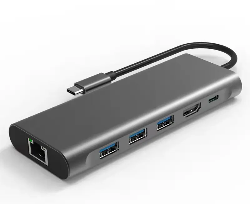 6 In 1 USB Type C Hub Multi Function Adapter For Computer Accessories1