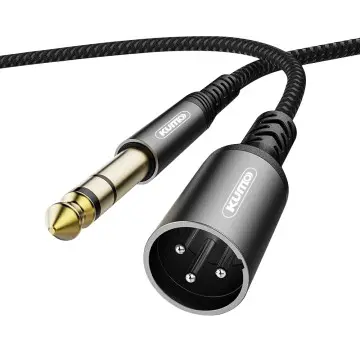 1/4 TRS 6.35MM to 3Pin XLR Male Microphone Cable