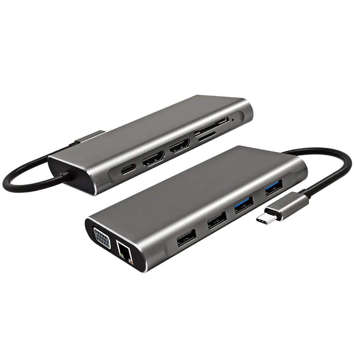 11 In 1 USB C Hub Multiport Adapter With 4...