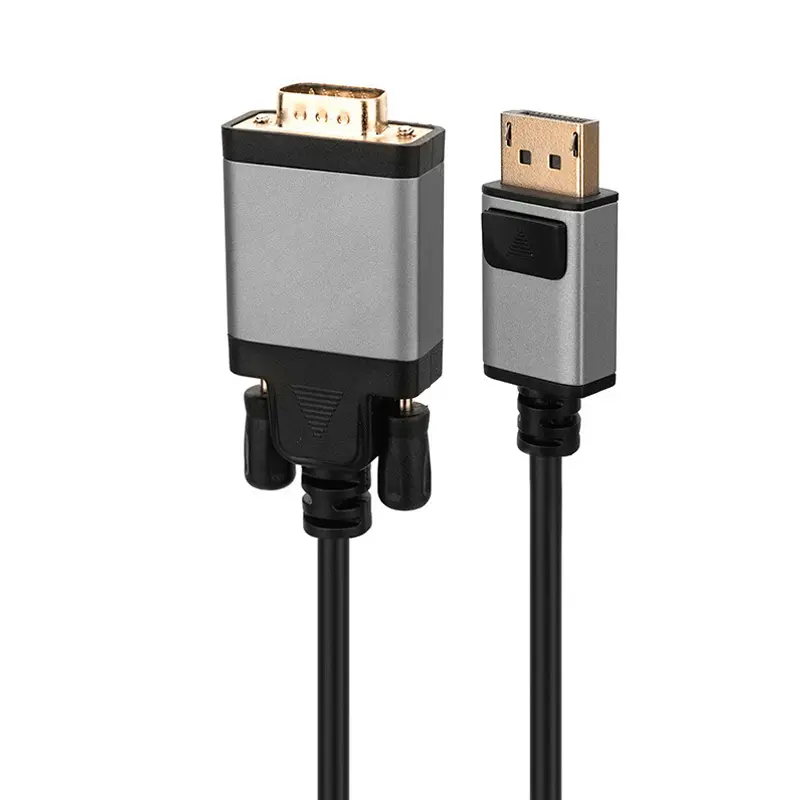 Aluminum Male DisplayPort To Male VGA DVI ...