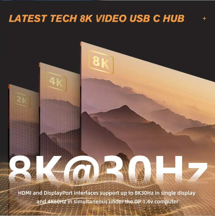 8K UHD USB Hub