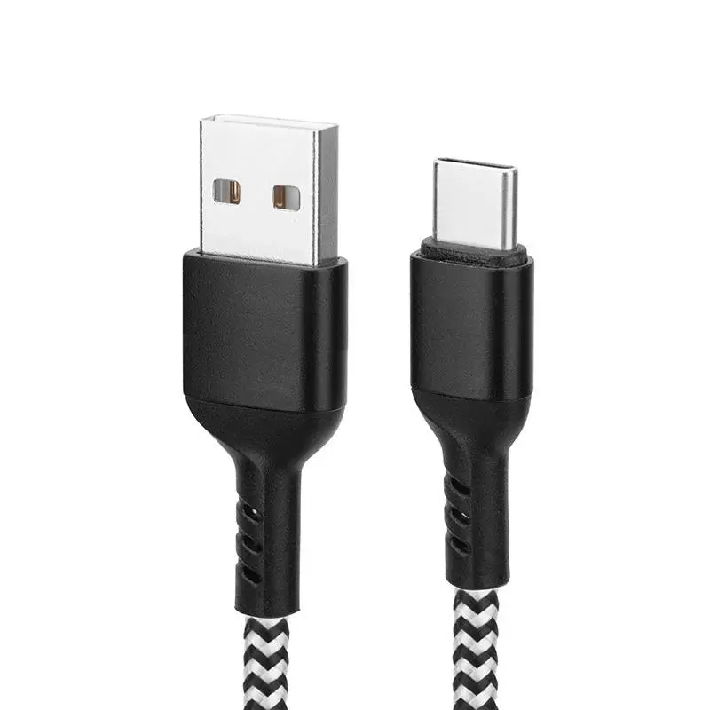 USB 2.0 Type A To USB Type-C Fast Charging Data Cable For Smart phones