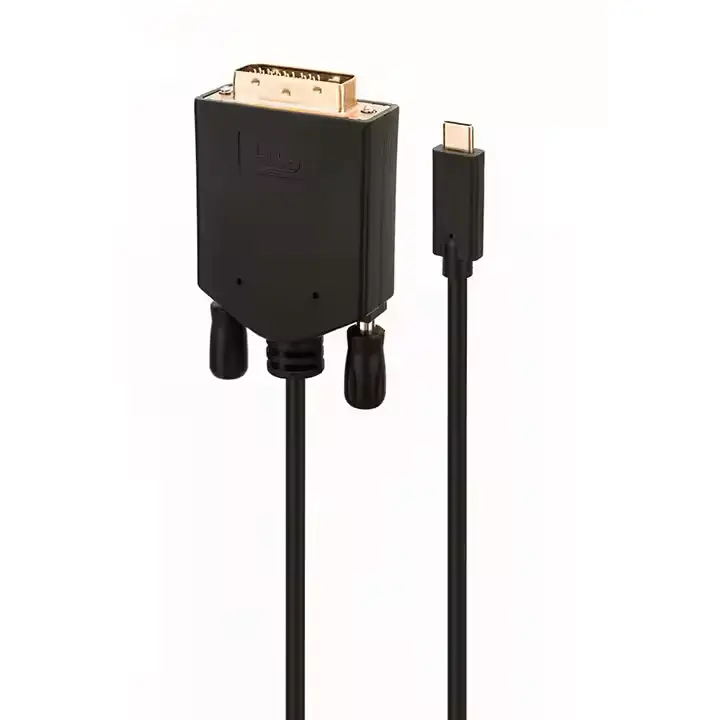 24K Gold Plated USB Type-C to DVI 24+1 Cab...