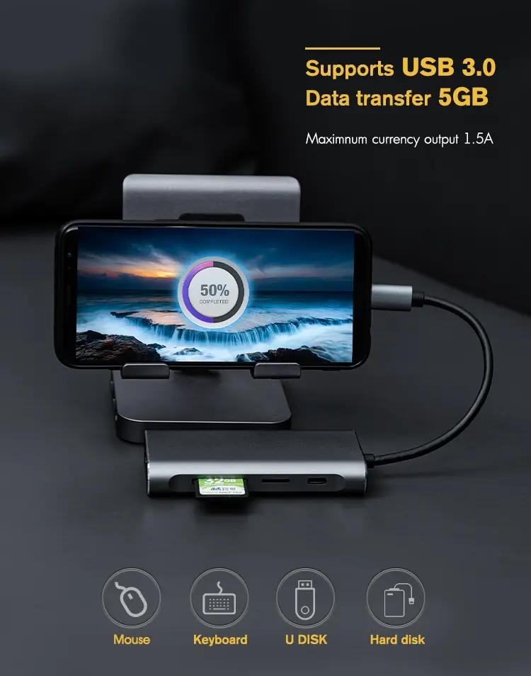 7 IN 1 4K HDMI UHD USB C Dongle Multiport Adapter (4)bse
