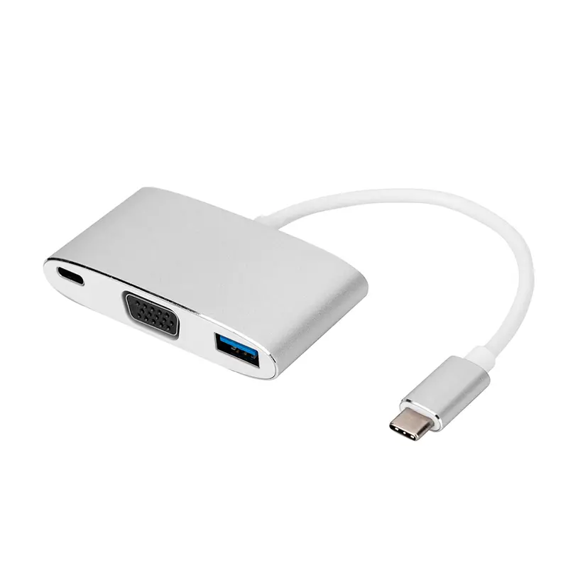 USB Type C to VGA + USB 3.0 + Type C PD 3 In 1 Adapter.png