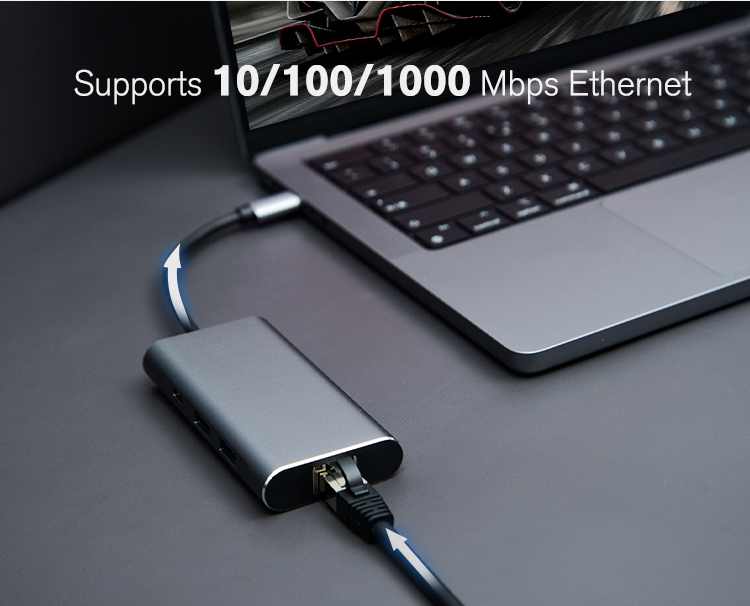 USB Type C Hub Dual 4K Display (5)4xs