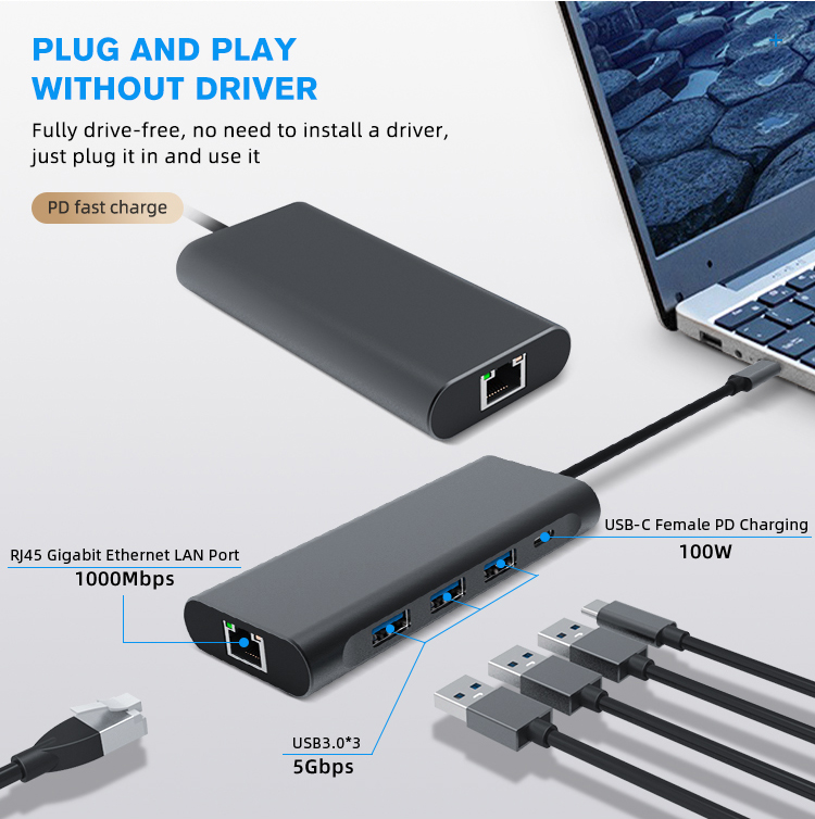 5 in 1 USB Hub